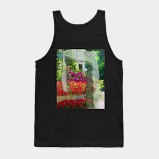 Collage with flowers Tank Top